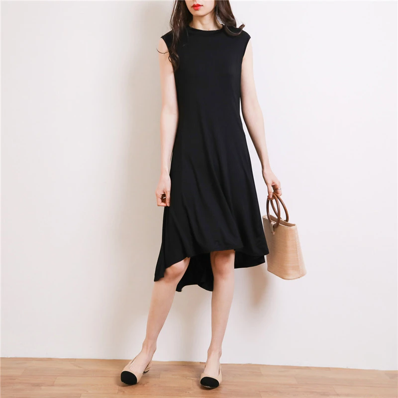 

Пижама женская, черная, без рукавов, в Корейском стиле