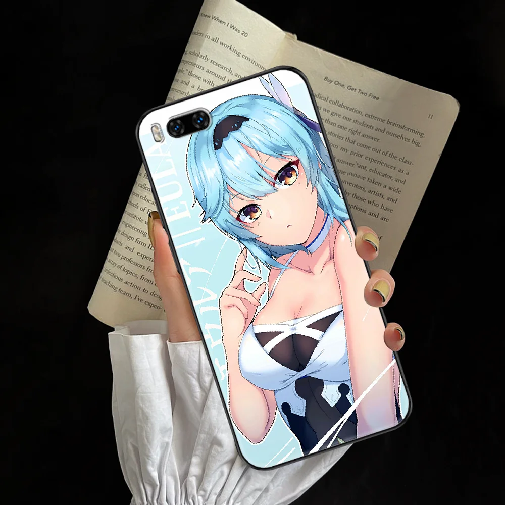 Фото Чехол для телефона Eula GAME Genshin Impact для Xiaomi Mi Max, Note 3, A2, A3, 8, 9, 9T, 10 Lite Pro, Ультрачерный чехол из ТПУ prime с 3D рисунком №2