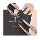 2 предмета DIY, иных металлических Водонепроницаемый маркер с перманентной краской ручки Шарпи золотого и серебряного цвета 1,5 мм принадлежности для студентов ручка для рукоделия живопись