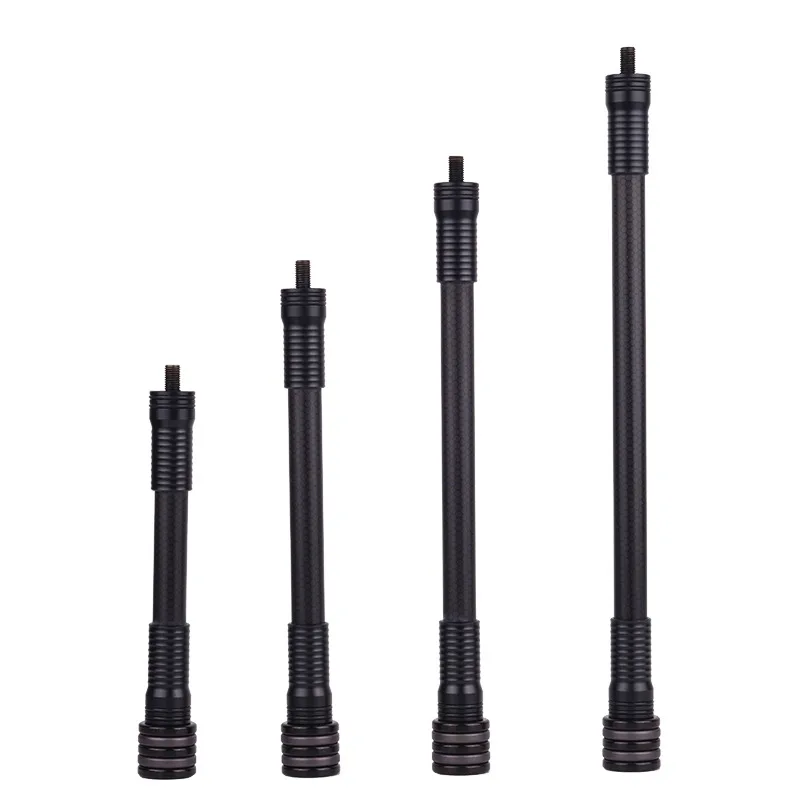 

Composite Recurve Bow Shock Absorber 10 Inch Competitive Bow Balance Bar Rubber Stabilized Archery Carbon Rod Material