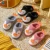 Зимние детские тапочки, Симпатичные Мультяшные пингвины, домашняя обувь, Нескользящие Детские плюшевые тапочки для мальчиков и девочек, домашняя хлопковая обувь Miaoyoutong - изображение