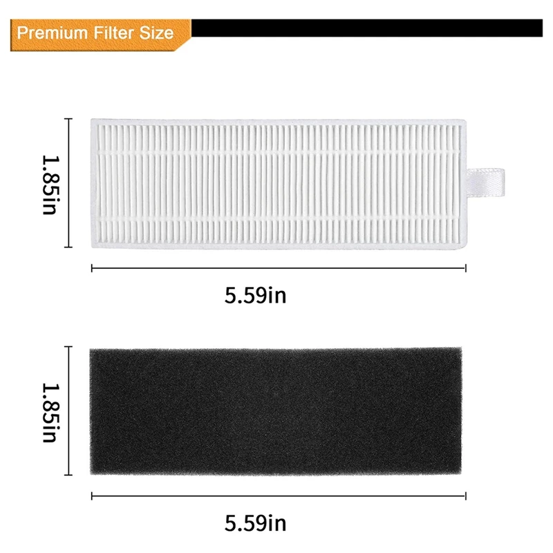 Фильтр боковая щетка вращающаяся для ILIFE A7 A9S Запчасти роботизированного