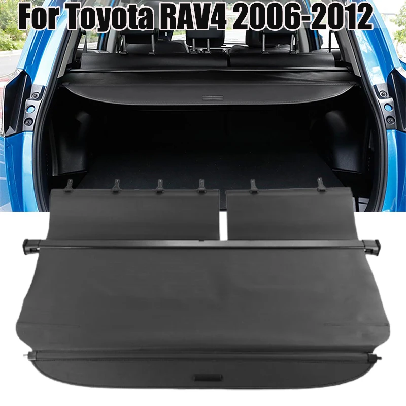 Автомобильный внутренний багажник защитная занавеска выдвижной для Toyota RAV4 2006-2012