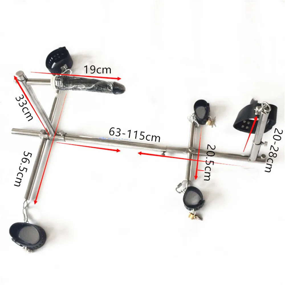Новинка большая секс-мебель под кроватью комплект для БДСМ наручники ошейник