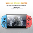 Ретро ручная игровая консоль X12, встроенная 2000 + Эмулятор классических игр, ТВ-выход, видеоплеер, экран 5,1 дюйма, 8 ГБ + 32 ГБ с AV-кабелем
