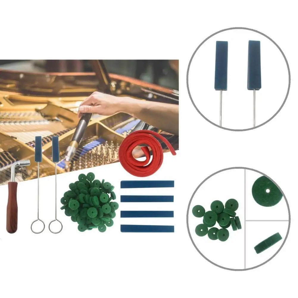 

Exquisite Solid Convenient Piano Tuning Lever Tools Kit Mute Hammer DIY Set Piano Tuning Wrench Piano Tuner Tools