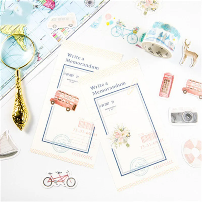 46 шт./лот дорожная спасательная камера парусная лодка бумажная наклейка