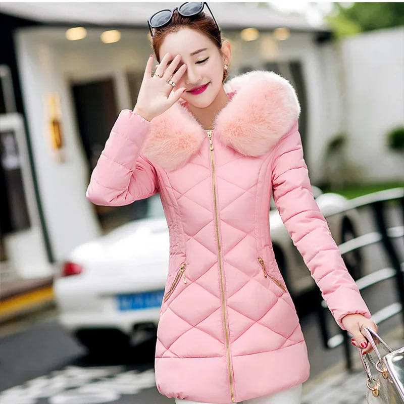 Лидер продаж зимняя женская куртка новинка 2018 плотное пальто и
