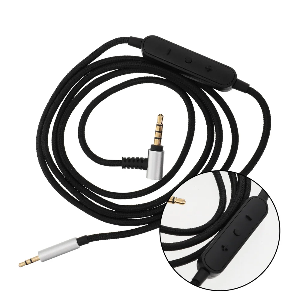 

1Pc Copper Earphone Control Wire Practical Headset Cable Wire Control Cable