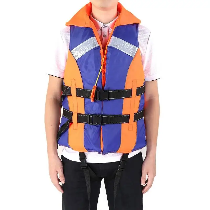 Hot Sale Life Vest Adult 210D polyester Adjustable Safe Fishing Jacket Boating Drifting for Water Entertainment Projects | Спорт и