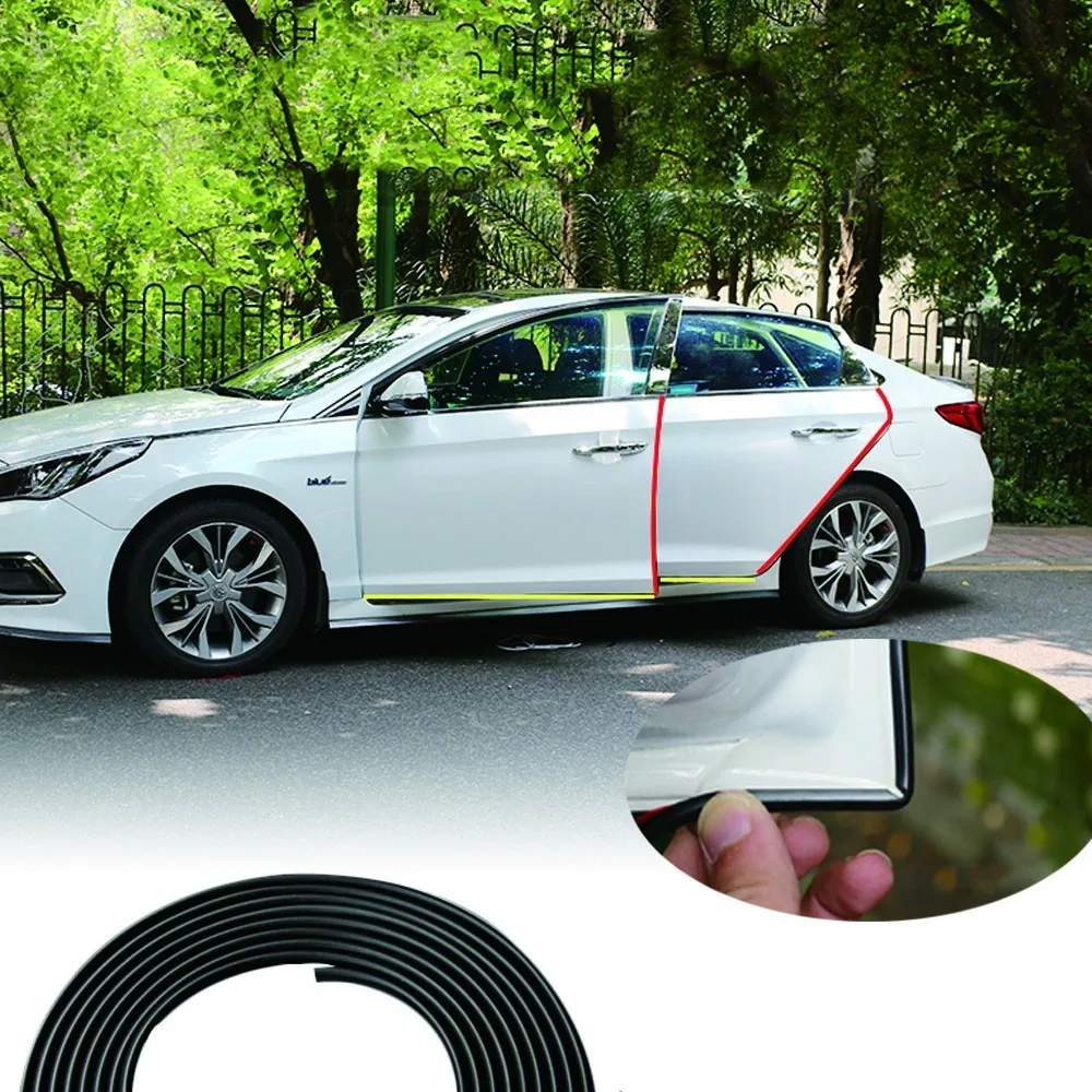 5M Auto Car Door Edge Rubber cover Strip Protection for Mercedes Benz A-Class X-Class S65 S63 S600 S560e A180 AMG GT GLC GLE GLS |