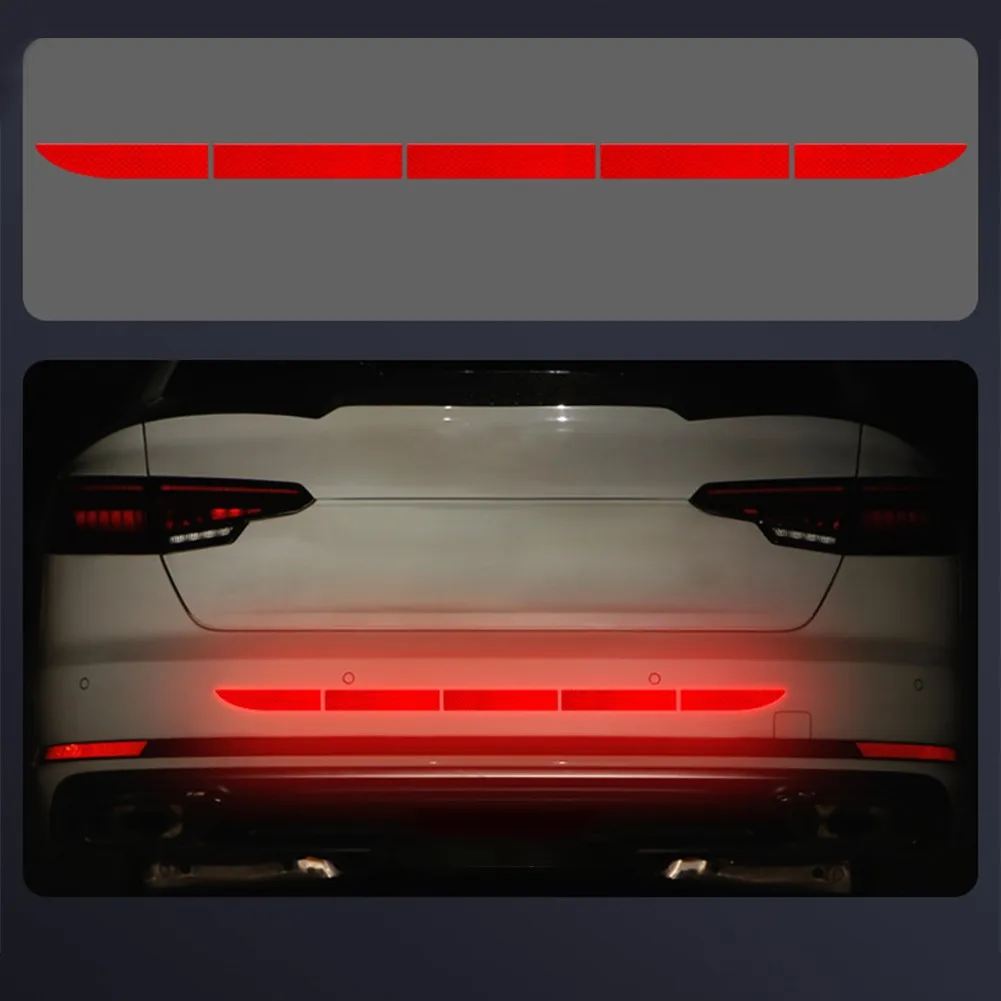 

90x3.5cm Car Reflective Sticker Accessories Adhesive Sticker Reflective