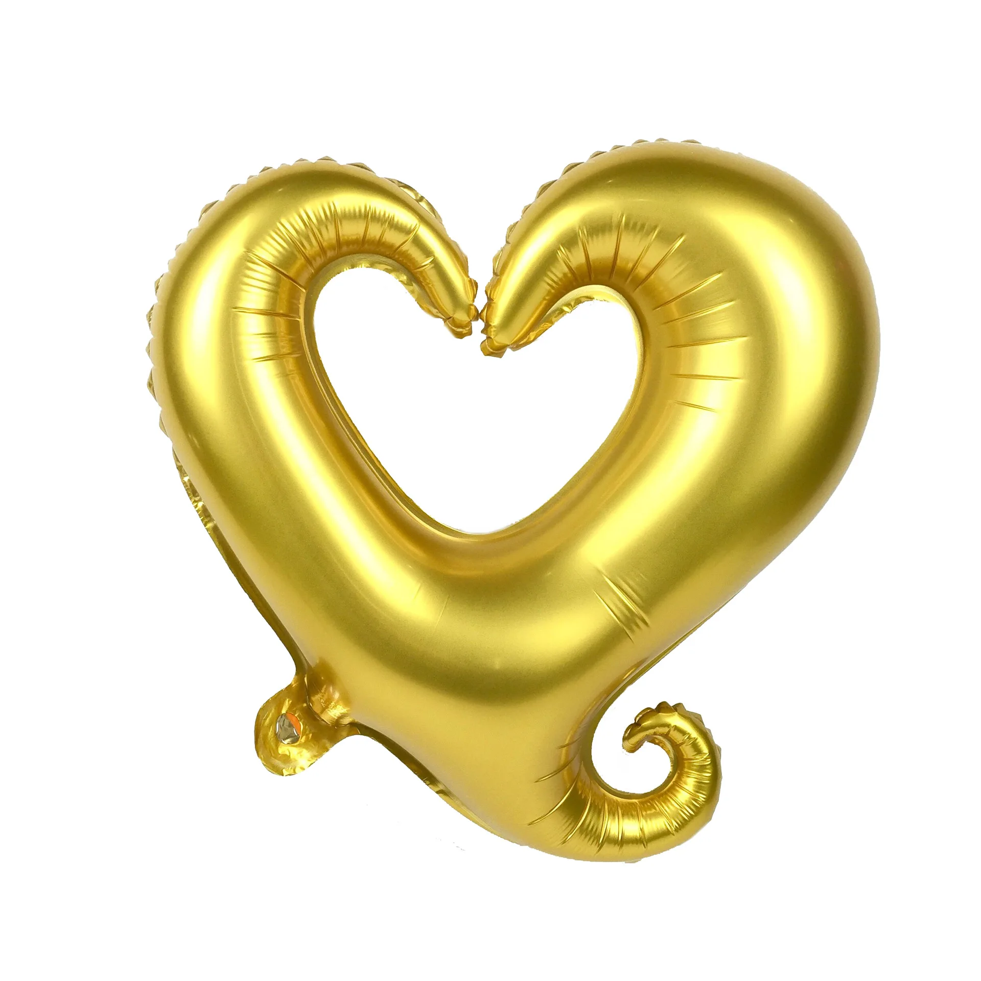 Из 2 предметов 18 дюймов любящее сердце шарики из фольги разных форм в дырочку с
