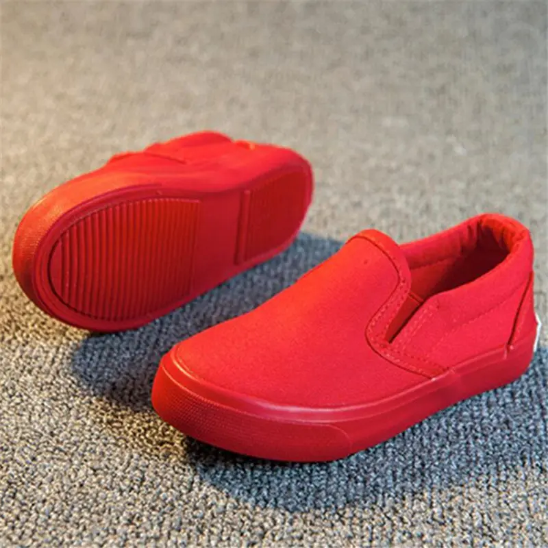 Полное красное полотно спортивная детская обувь воздухопроницаемые кроссовки