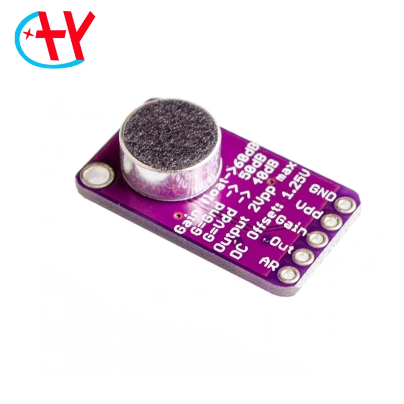 MAX9814 микрофон системная плата модуль датчика звука автоматическое управление