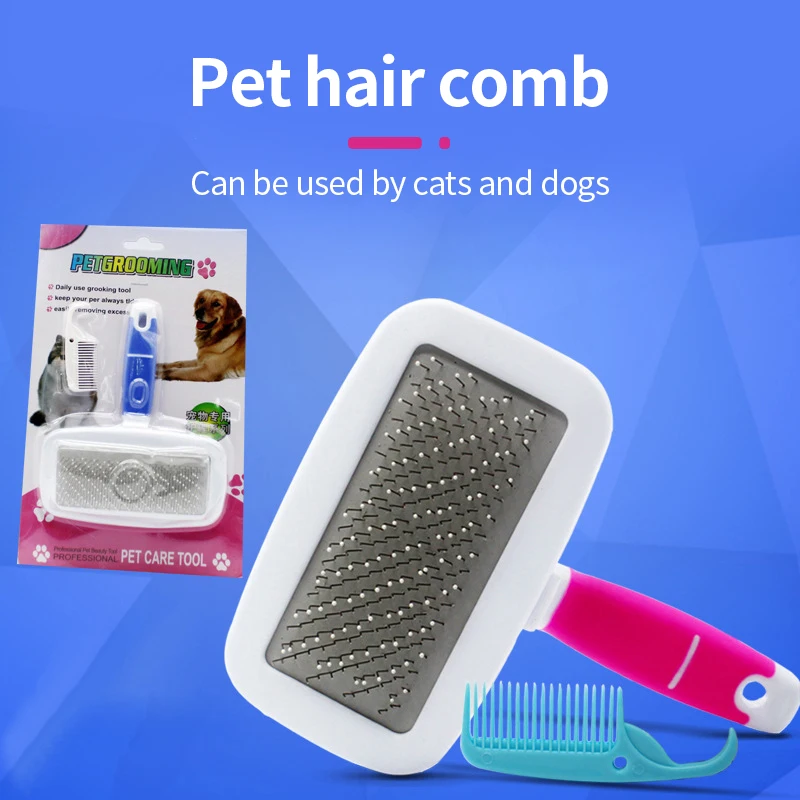 

Pet Comb Cat Comb Dog Comb Stainless Steel Comb Does Not Hurt Skin And Remove Floating Hair Set Pet Cleaning Supplies