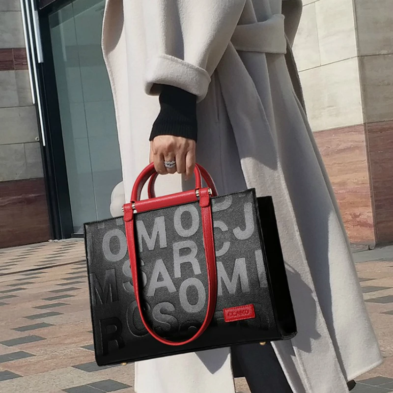 

2020 Fashion Letter Printing Women Tote Bags Genuine Leather Purses and Handbags Famous Designer Crossbody Bag Sac A Main Louis