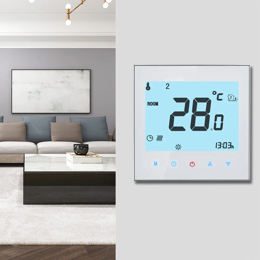 Термостат для водяного/газового котла Smart WiFi цифровой контроль температуры ler