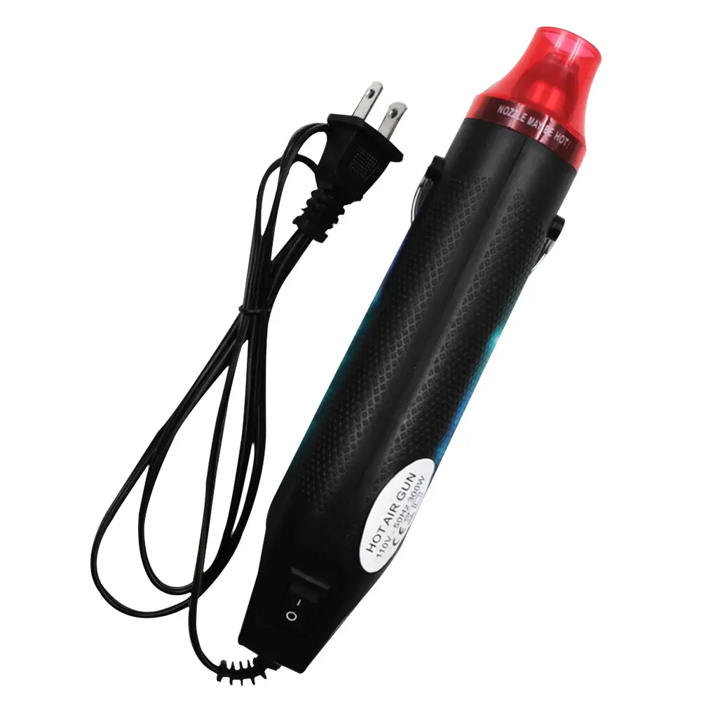 Мини тепловой пистолет 110 В Электрический электроинструмент легкий фен 300 Вт