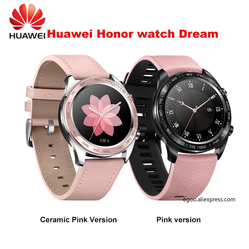 Смарт часы Huawei honor watch dream 1 2 дюйма AMOLED с сенсорным экраном BT4.2 BLE GPS водостойкость до