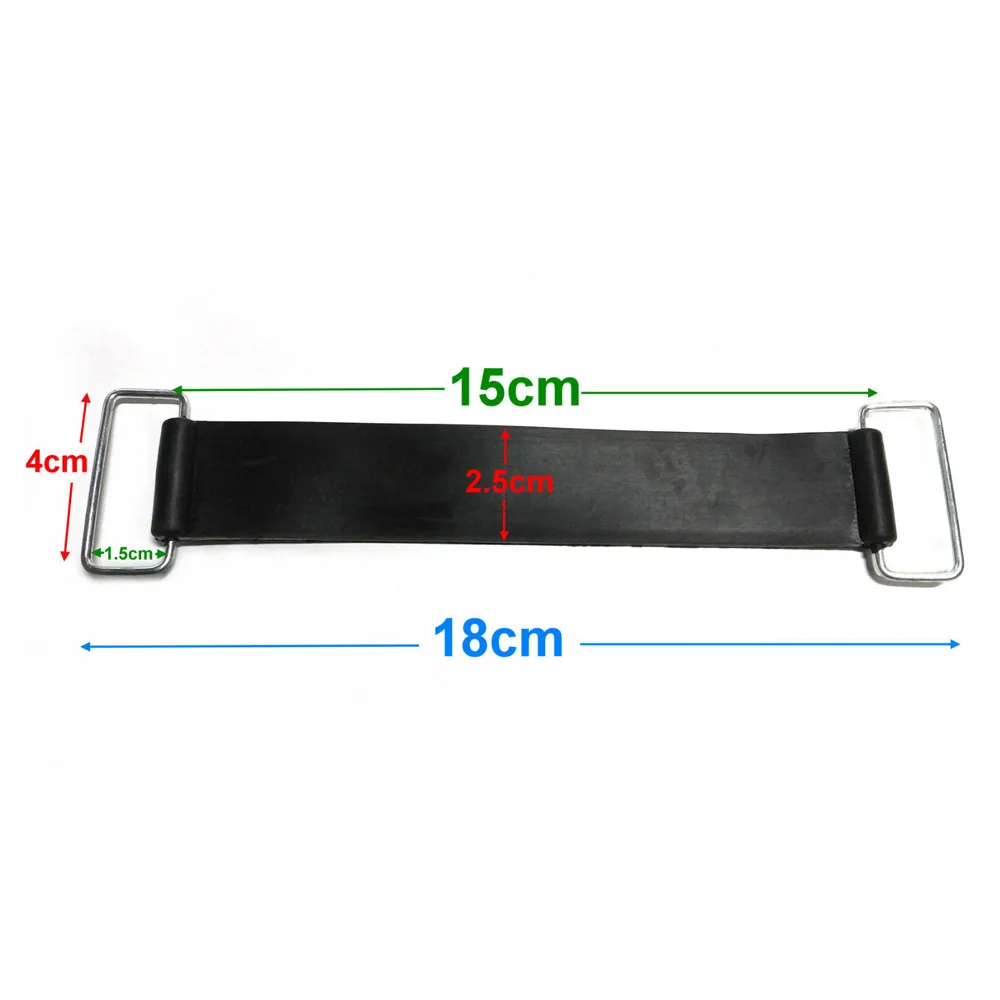 

Fixed Rubber Strap Belt Waterproof Black Replacement Battery Motorcycle