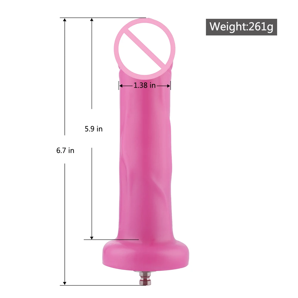 Красочный фаллоимитатор HISMITH Премиум секс-машина FDA-класс силиконовый длина 17 см