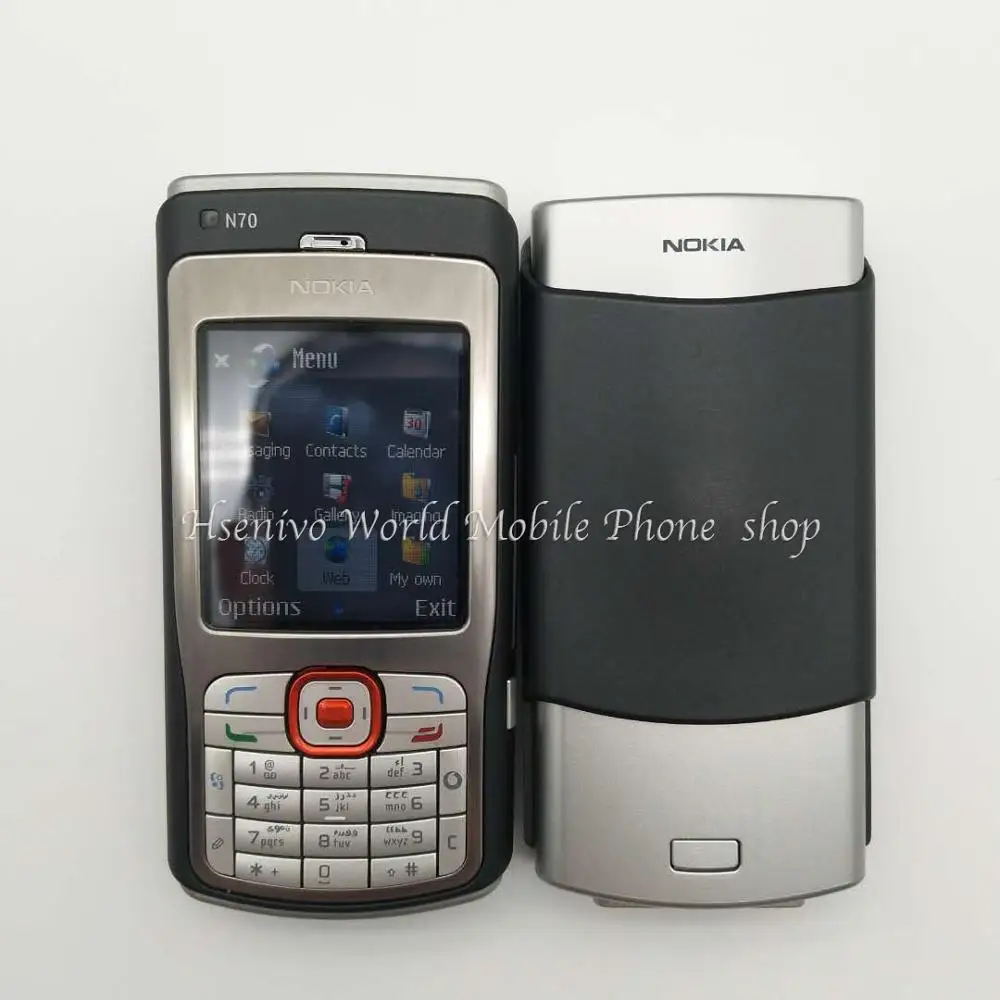 nokia n70 refurbished original unlocked n70 phone 2 1inch fm radio symbian os with arabic keyboard free shipping free global shipping