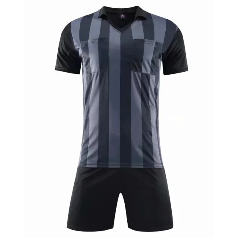 Новинка 2020 трикотажные изделия для футбольного судьи футболка с коротким