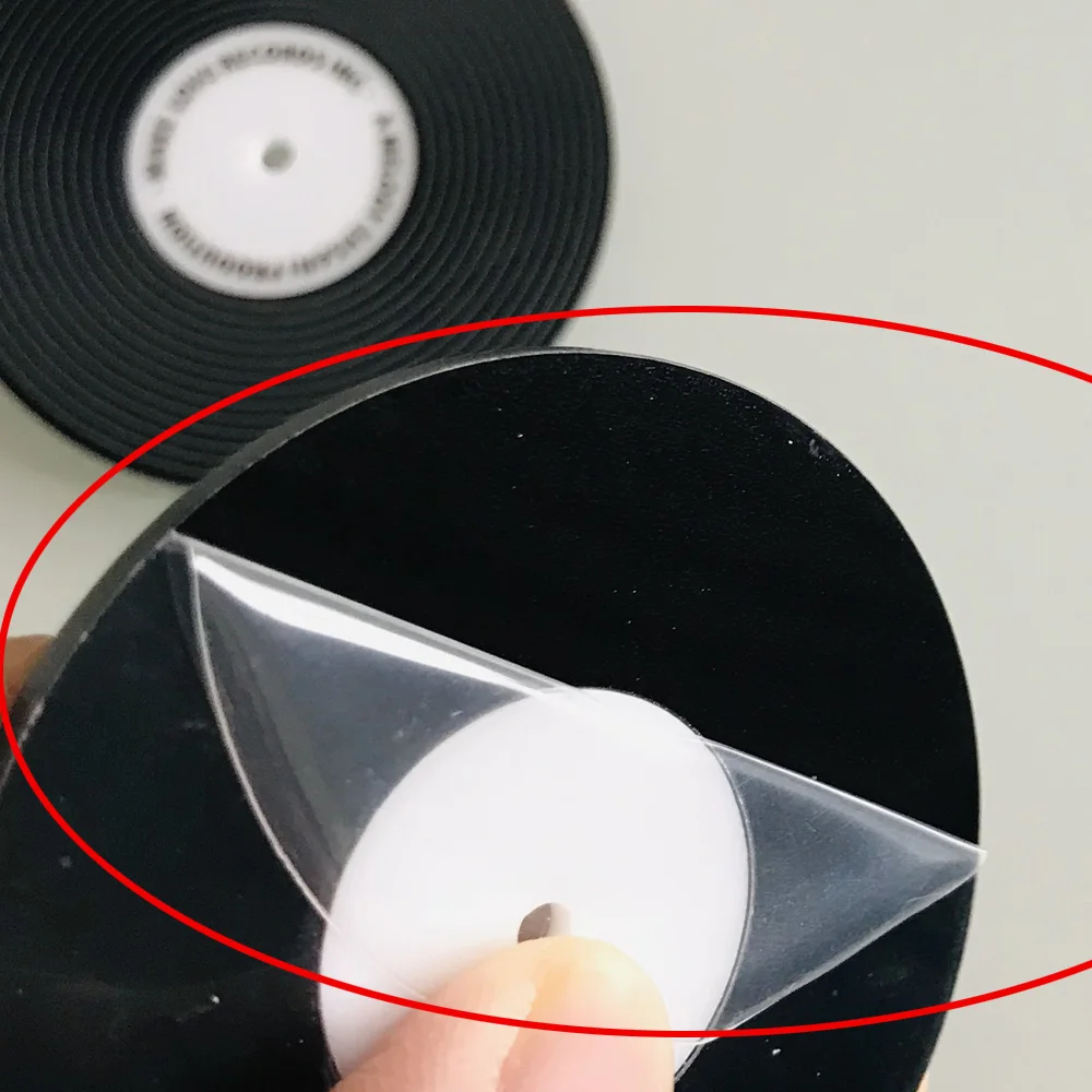 Женские виниловые серьги-подвески с виниловыми пластинками крутые большие