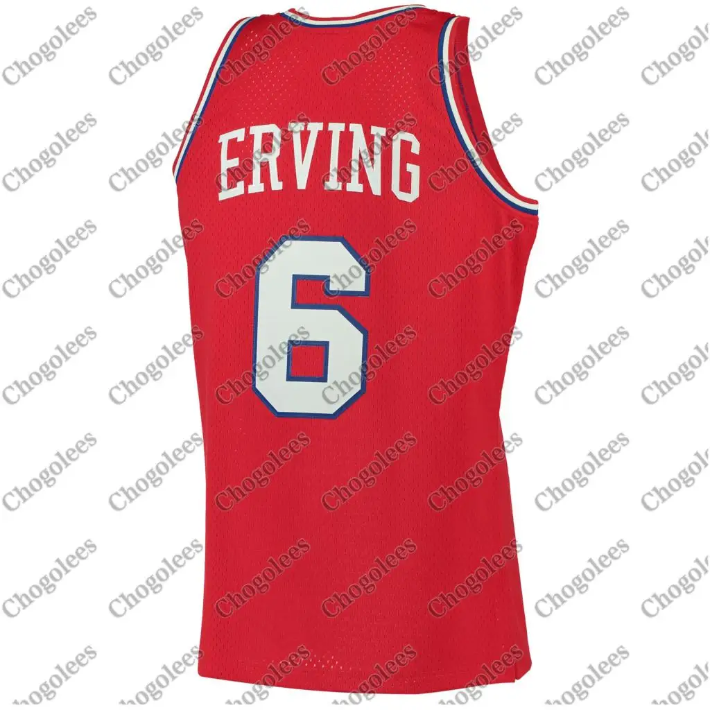 

Men Basketball Jersey Julius Erving Philadelphia Mitchell & Ness 1982-83 Hardwood Classics Swingman Jersey Red