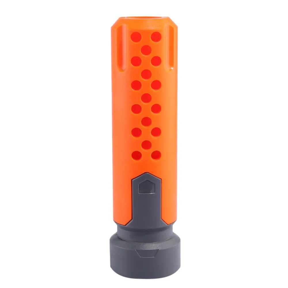 Модифицированная передняя трубка для Nerf оранжевый + серый модификация