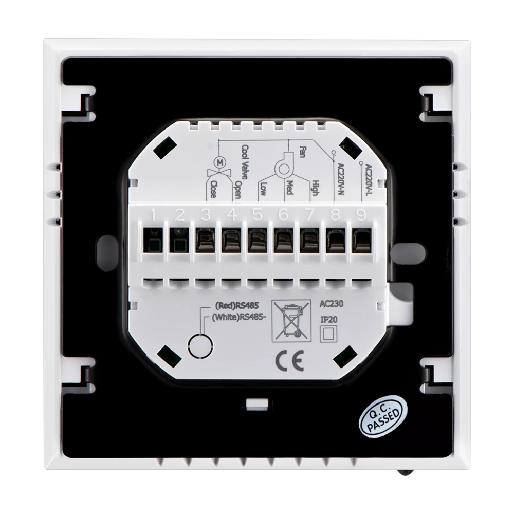 Термостат центральный Modbus термостат для кондиционера с 2 трубками и сенсорным ЖК