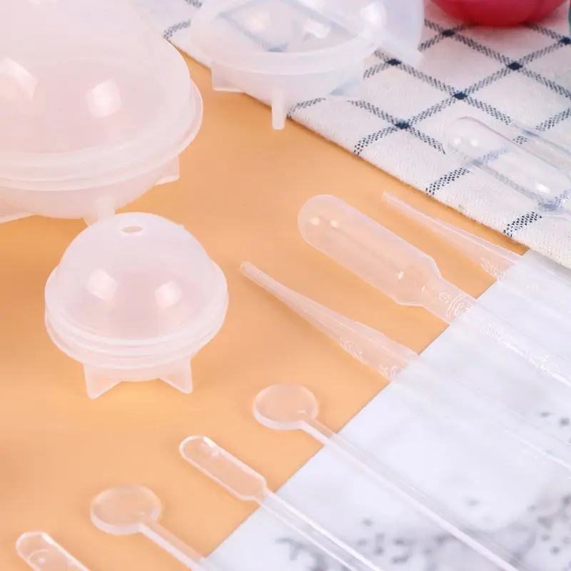 

15Pcs Epoxy Resin Ball Molds Sphere Jewelry Casting Silicone Molds Jewelry Tools