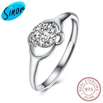 

Sterling Silver Ring Fashion Fashion Ring Women's Adjustable Ring SH-R0003