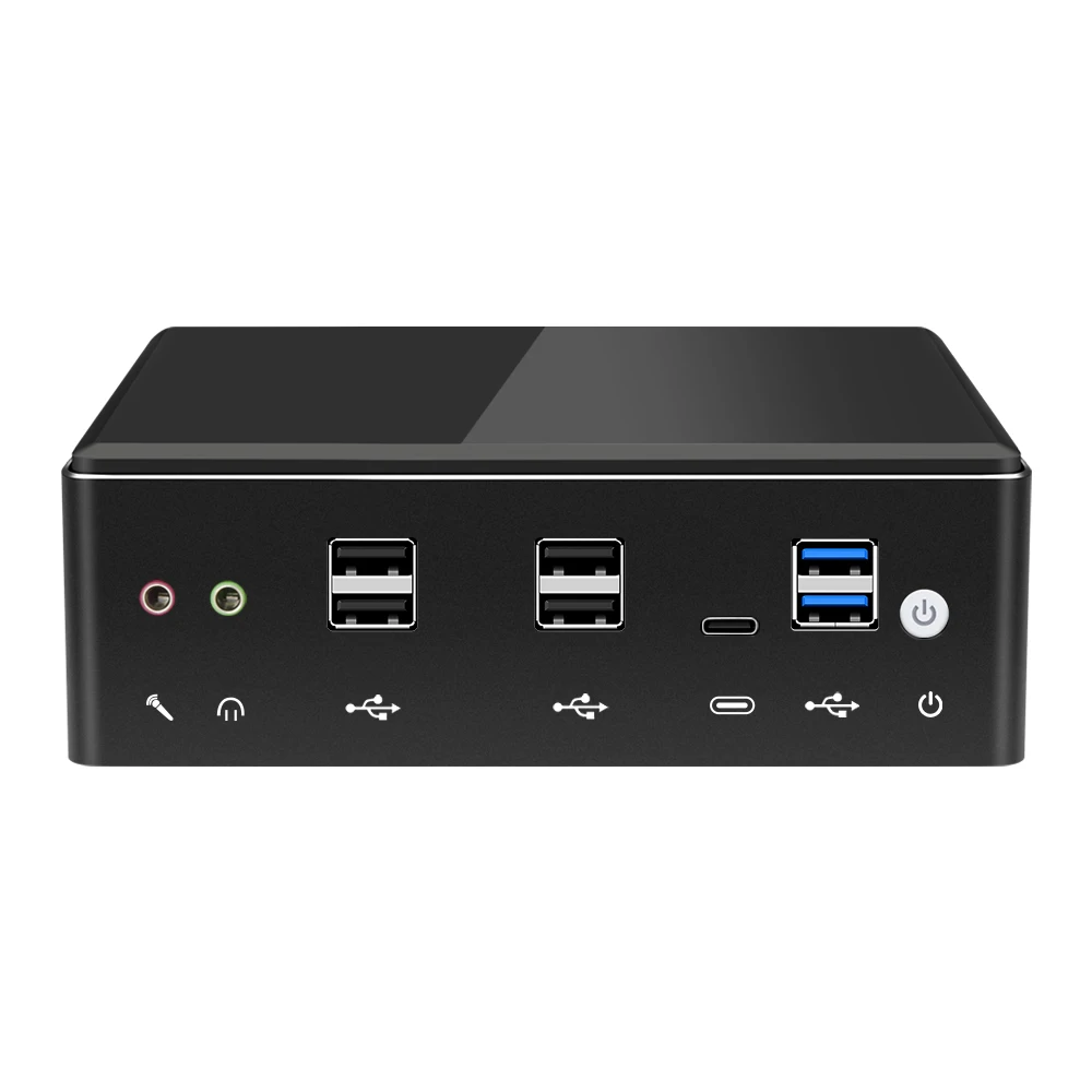Мини-ПК i7 10510U 8550U 2xDDR4 M.2 SSD NVMe Windows 10 2 4G/5 0G Wi-Fi Bluetooth4.0 4K 60 Гц HDMI DP 8xusb Type-C 2xgigabit LAN |