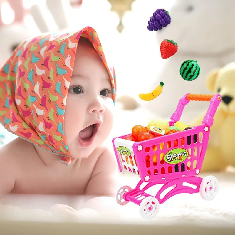 1 комплект детский супермаркет корзина для покупок Женская кухня игровой домик