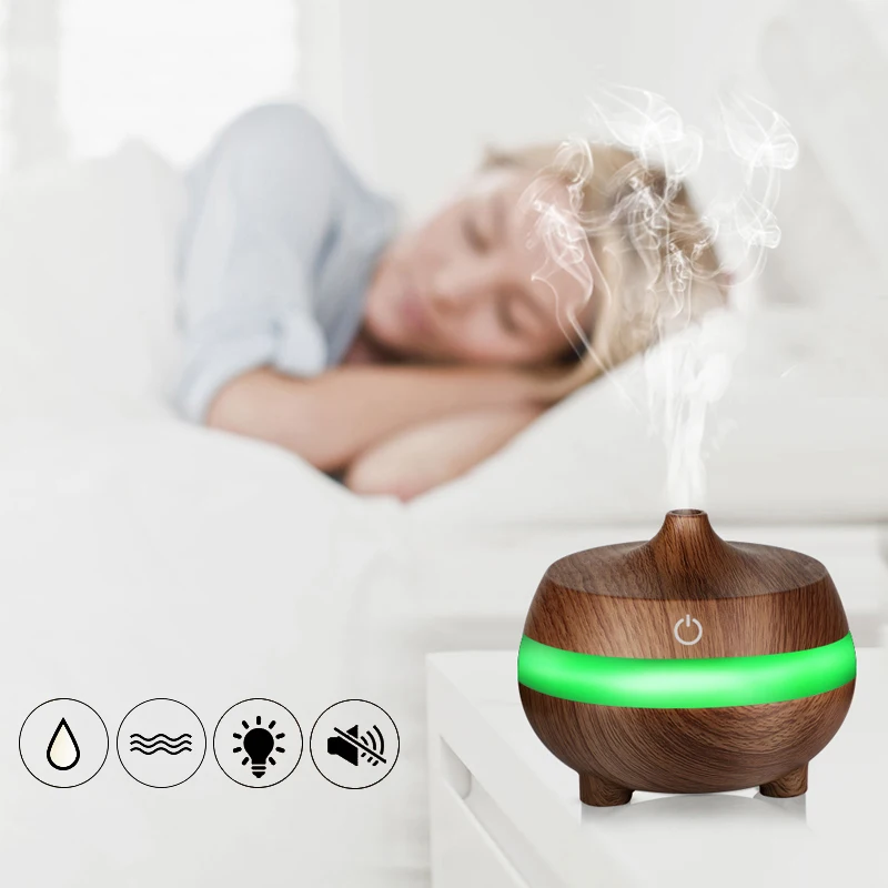 Диффузор эфирного масла освежитель воздуха ультразвуковой увлажнитель