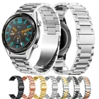 Ремешок для huawei watch gt 2e, samsung galaxy watch 3 active 2, нержавеющая сталь, 42 мм, 46 мм