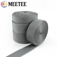 meetee 5meters 1mm thick 20253238mm nylon webbing ribbon band strap tape dog collar backpack belt diy sewing bias binding