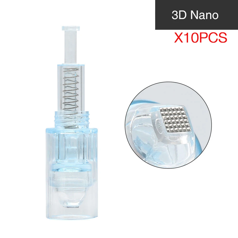 3D Nano Dr. pen X5-C Беспроводная микроручка Электрическая Микро Дерма терапия винтовой картридж наконечники для удаления шрамов уменьшение морщин Dr. Pen - Цвет: 3D Nano