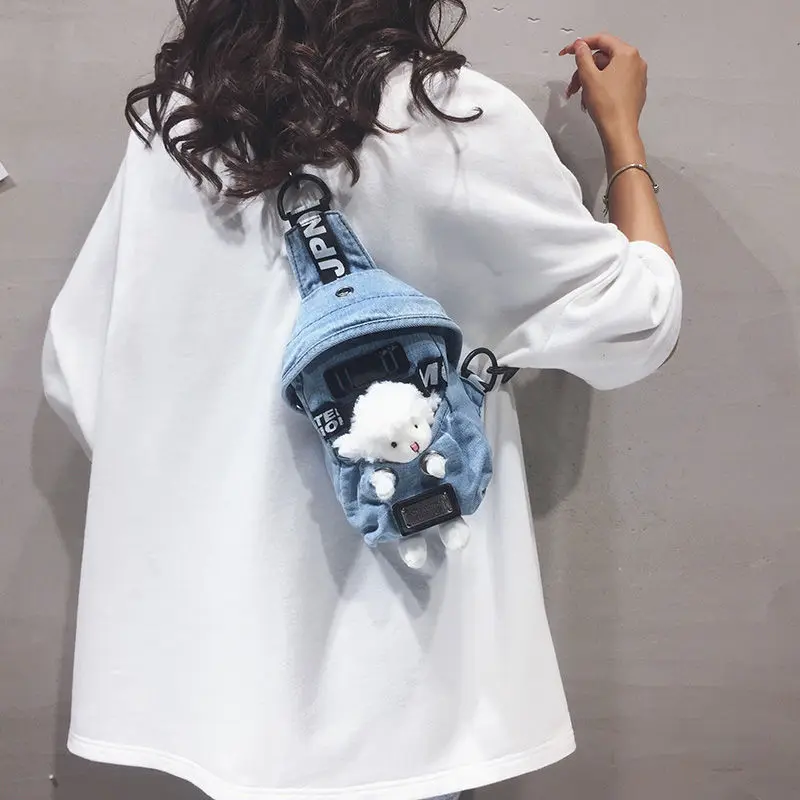 Поясная Сумка для женщин забавная нагрудная Сумочка с рисунком животного