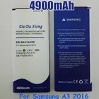Аккумулятор для Samsung Galaxy A310 A3 A3100 A310F 4900 Edition A5310 EBBA310ABE, 2016 мАч