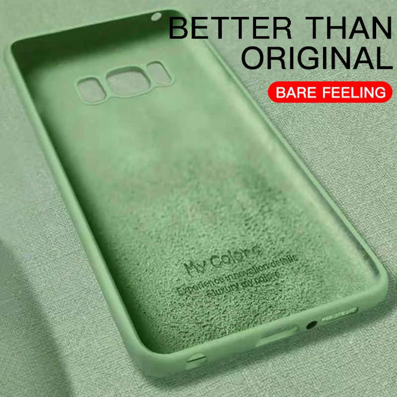 Тонкий мягкий Оригинальный жидкий силиконовый чехол для samsung Galaxy A30 A40 A50 A70 A20E Note 8 9