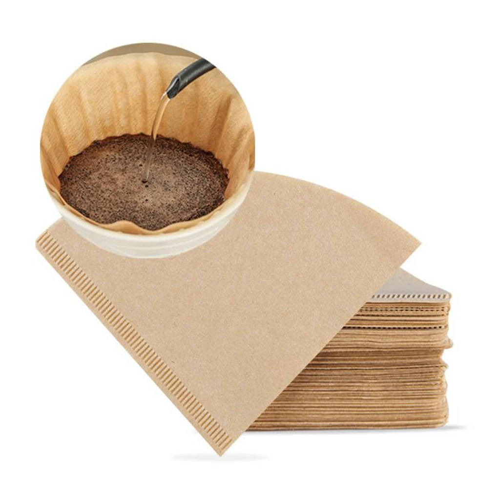 

Cone Coffee Filters, 40 Count 1-4 Cups Natural Coffee Filters Unbleached Paper Filters for Pour Over Drippers