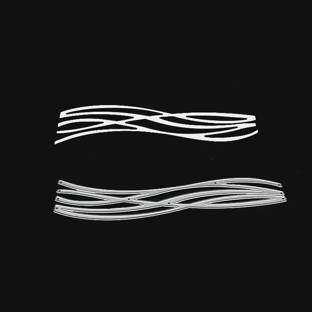 Металлические Вырубные штампы ручной работы новинка 2019 волнистые линии границы