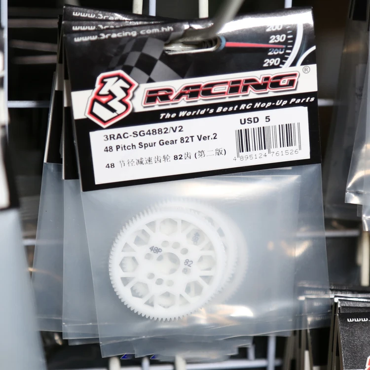 3 Гонки 3R 3 отверстия/4 отверстия совместимый ADV S/S64/D5s Универсальный Белый стальной пластик 48P большие зубья