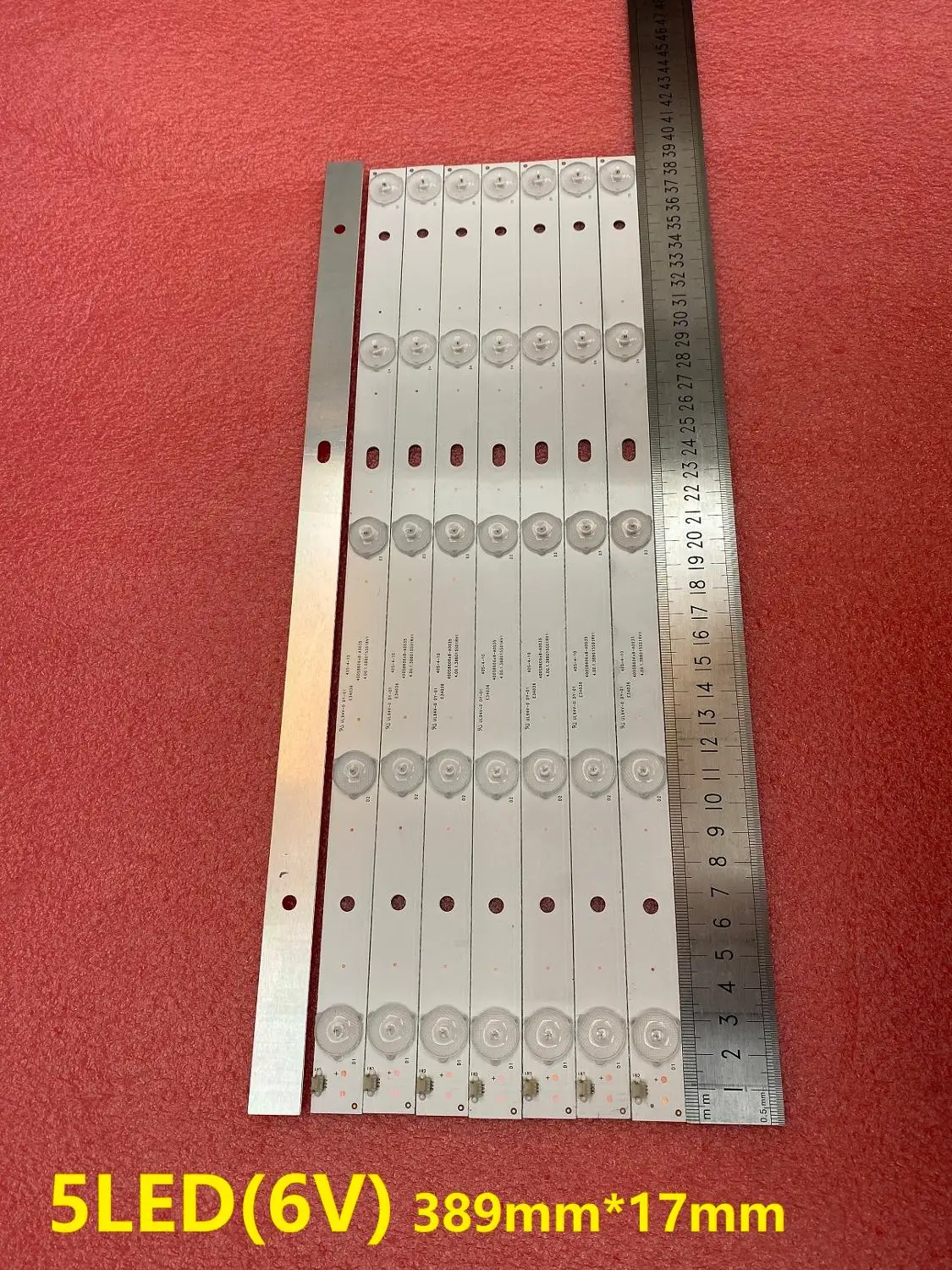 Новые 8 шт. 5 светодиодный 389 мм подсветка полосы для Philco PH40R86 PH40R86DSGW 400S8605X8-B0040 E34036