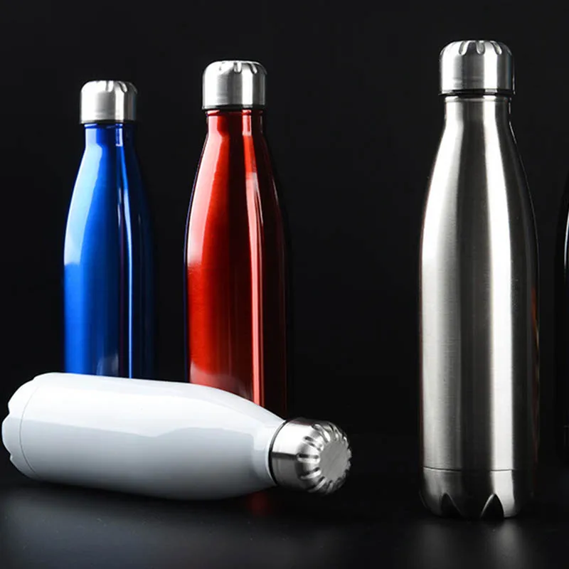 Металлическая бутылка для воды 1 шт. популярная колба высокой емкости Лидер