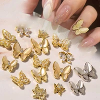 nail decoration nail jewelry butterfly new cats eye bow zircon 3d super flash diamond