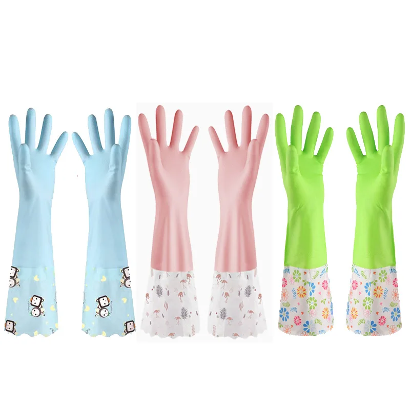 Перчатки осень-зима антифриз рук плюс бархат утолщение подарок ткань для посуды